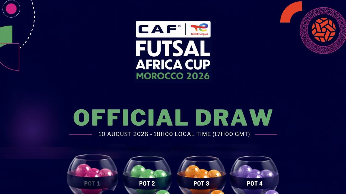 إجراء قرعة بطولة كأس الأمم الإفريقية لكرة القدم داخل القاعة (المغرب 2026)