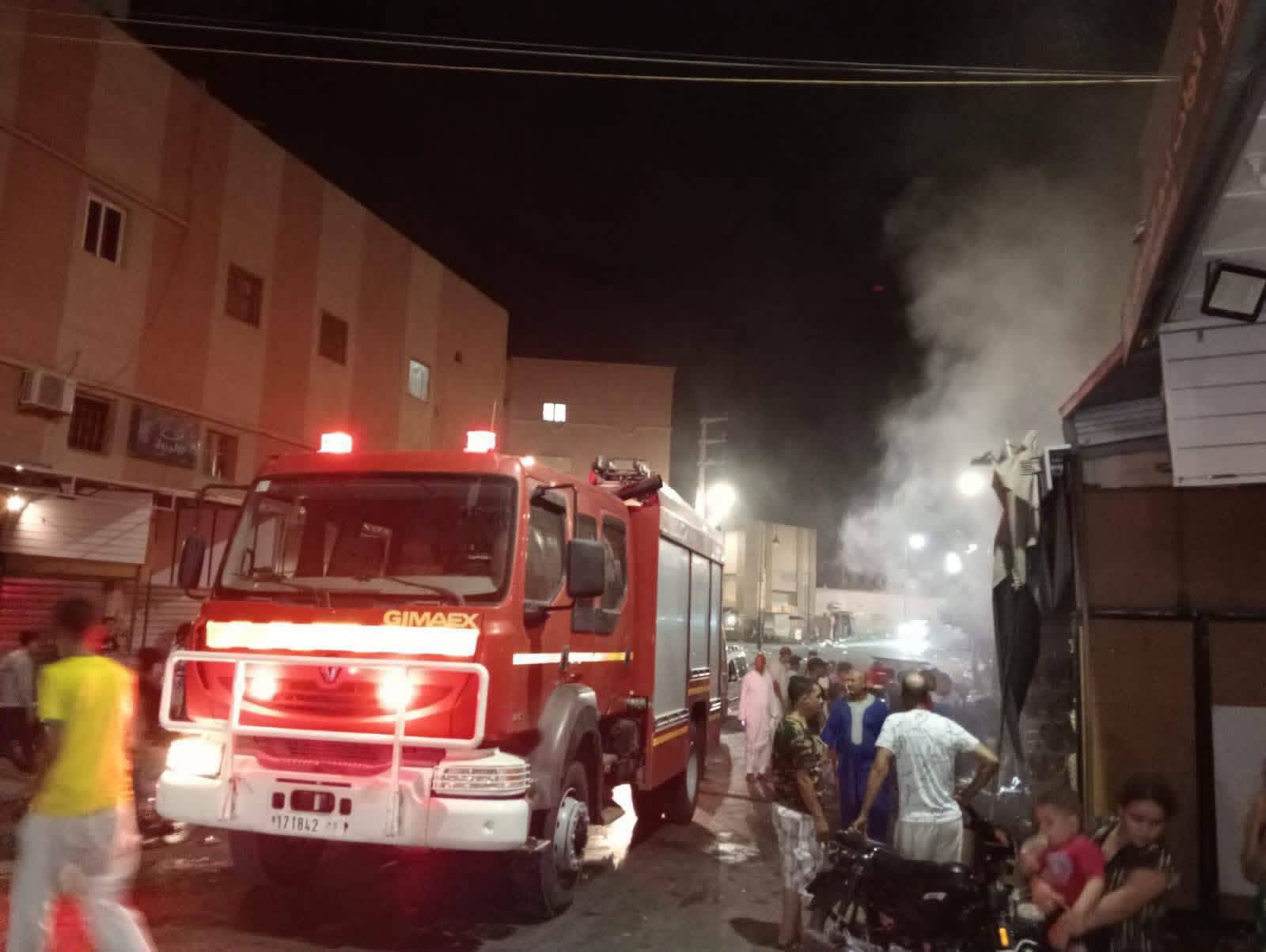 ابن جرير.. اندلاع حريق بمحل تجاري في شارع الأمير مولاي عبد الله