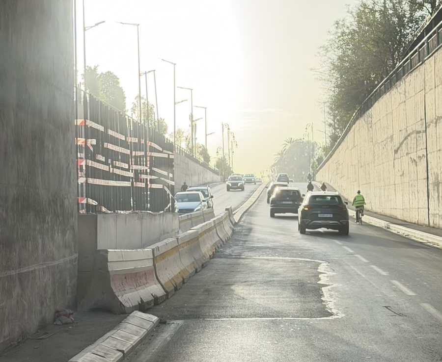 إعادة فتح ممر طرقي ينهي الاختناق المروري بين حي مبروكة وتاركة بمراكش