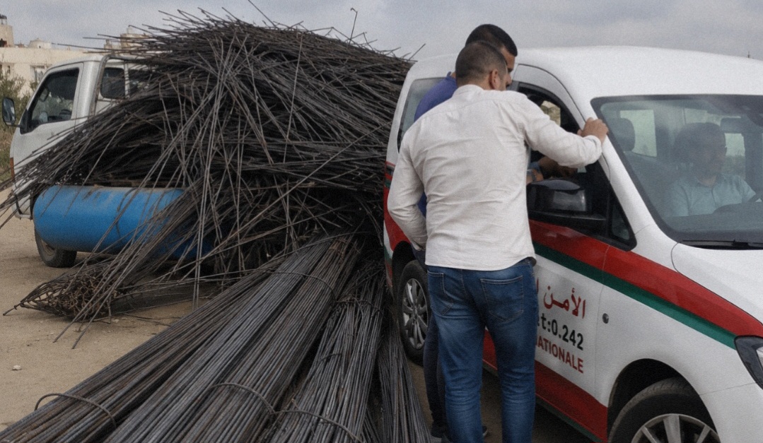 تفاصيل حجز 25 طنا من حديد ملعب ابن سليمان