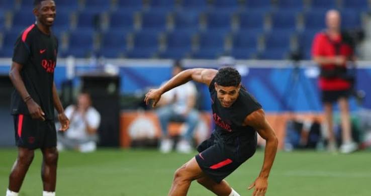 الدوري الفرنسي.. حكيمي يستأنف تداريبه بشكل فردي بعد الإصابة