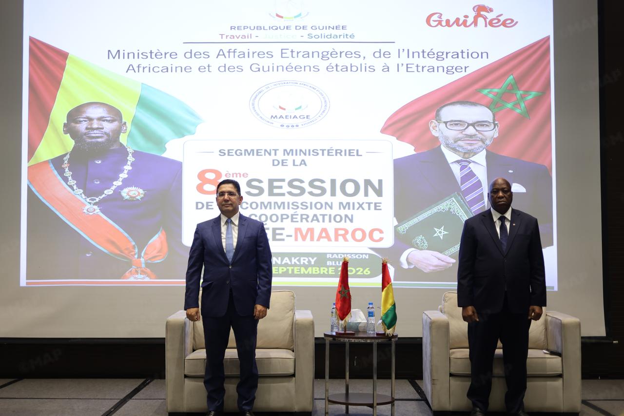 المغرب وغينيا يجددان التأكيد على إرادتهما لإعطاء دينامية جديدة للشراكة الاستراتيجية بين البلدين