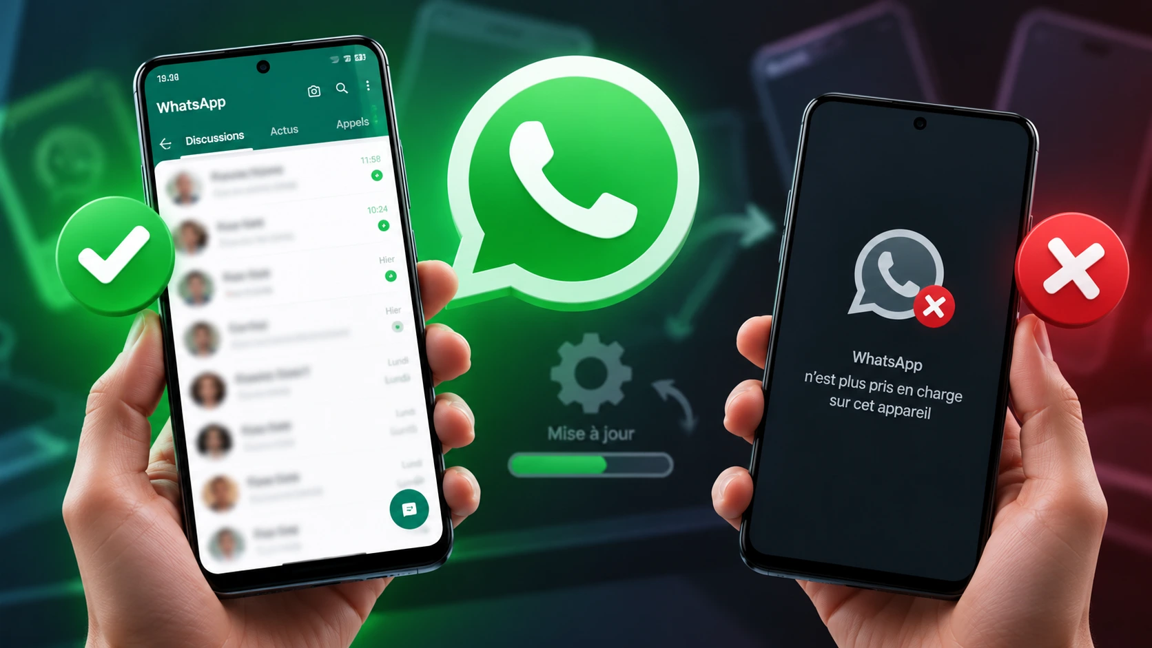 واتساب يوقف دعم بعض أجهزة أندرويد.. وهذه الهواتف المعنية بالقرار