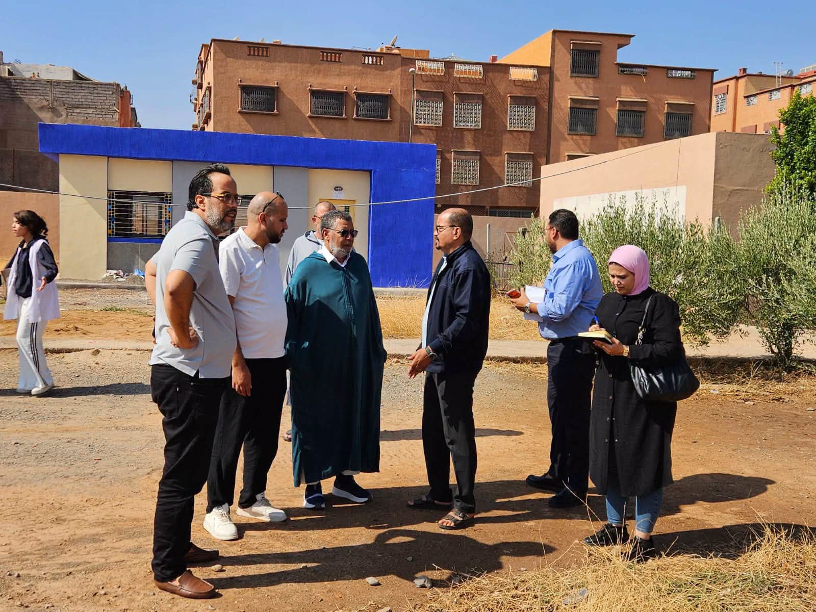 لحباب رئيس جماعة تسلطانت يقوم بزيارة ميدانية لتحديد حاجيات مؤسسات تعليمية وبرمجة مشاريع صيانة وتوسعة