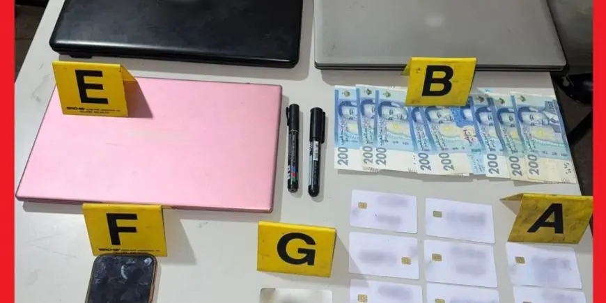 توقيف أب وابنه بأولاد تايمة لتورطهما في النصب والاحتيال وسرقة بيانات بطاقات بنكية