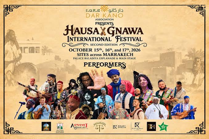 مراكش تحتضن الدورة الثانية للمهرجان الدولي “Hausa & Gnawa” للاحتفاء بالتراث الإفريقي والموسيقى الكناوية